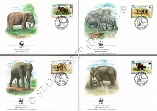 Worldwide Conservation: Malaya Elephant -FDC(II)-I-