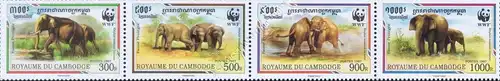 Worldwide Conservation: Malaya Elephant -STRIPE- (MNH)