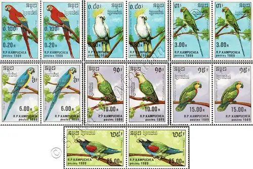 Parrots -PAIR- (MNH)