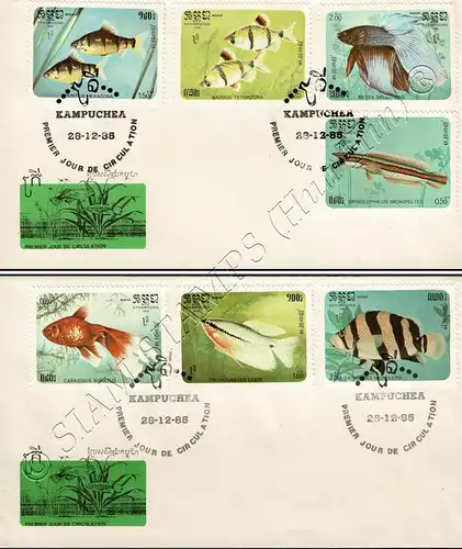 Ornamental Fish (I) -FDC(I)-I-