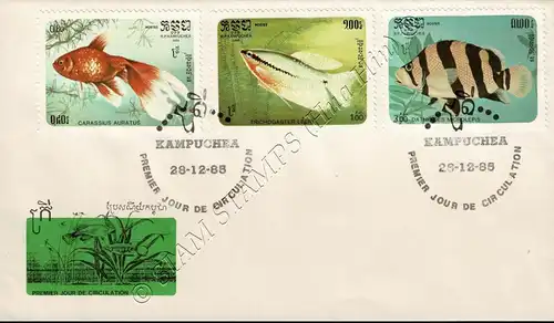 Ornamental Fish (I) -FDC(I)-I-