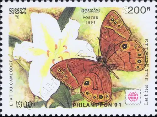 PHILANIPPON 91, Tokyo: Butterflies (MNH)