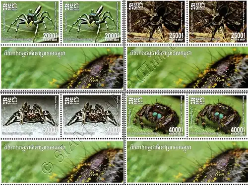 Native Spiders -BLOCK OF 2- (MNH)