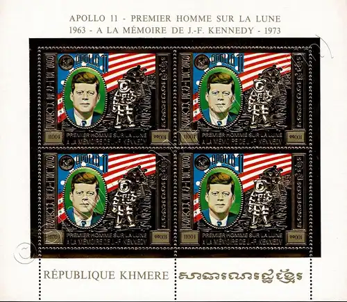 10. Todestag von J.F.Kennedy (1973): Apollo Raumfahrtprogramm -KB(I)- (**)