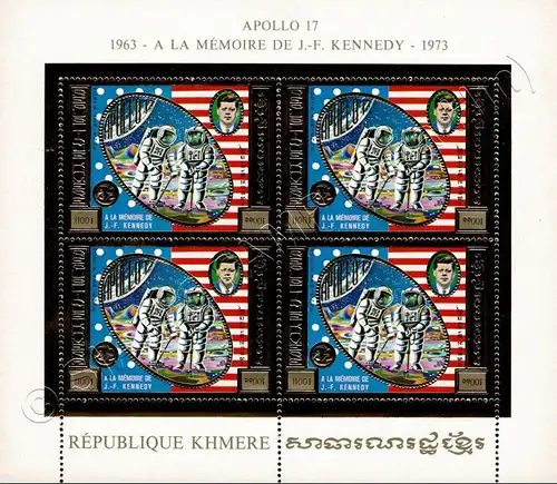 10. Todestag von J.F.Kennedy (1973): Apollo Raumfahrtprogramm -KB(I)- (**)