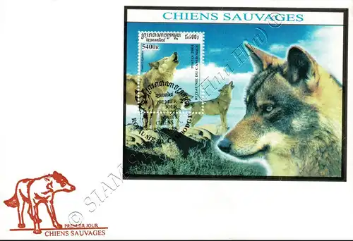 Hundeartige aus aller Welt (290A) -FDC(I)-I-