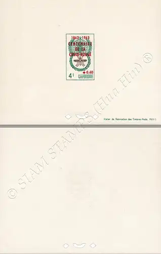 100 Jahre Internationales Rotes Kreuz -DELUXE SHEET DS(I)- (**)