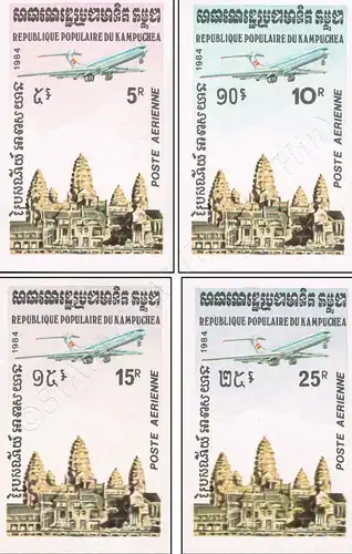 Freimarken: Tempel von Angkor -GESCHNITTEN- (**)