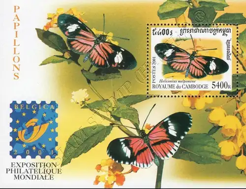 BELGICA 01, Brüssel: Schmetterlinge (283A) (**)