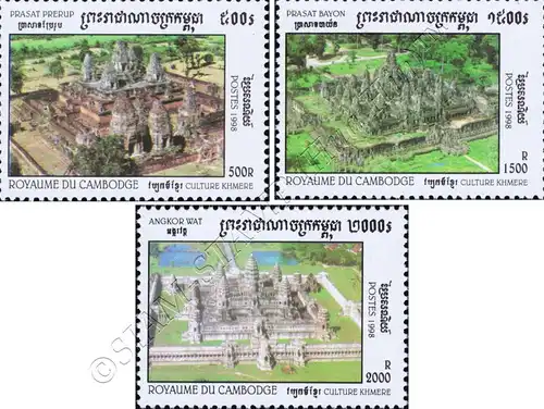 Kultur der Khmer: Tempel in der Ruinenstätte Angkor (**)