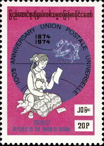 100 Jahre Weltpostverein (UPU) (**)