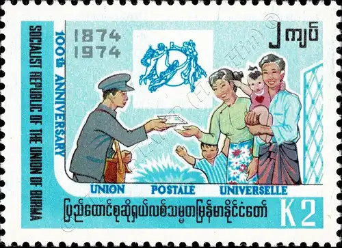 100 Jahre Weltpostverein (UPU) (**)