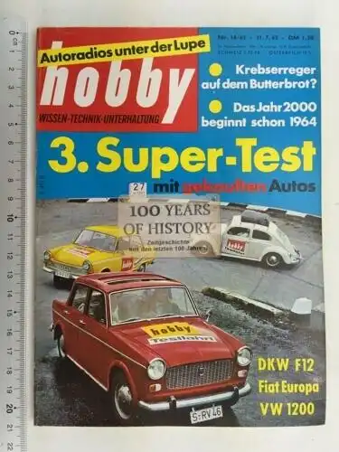 Hobby Zeitschrift Nr. 16/63 Wissen Technik Unterhaltung