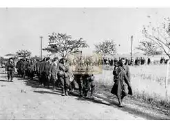 Repro Foto no Original 10x15cm Gefangene Soldaten Frankreich Belgien