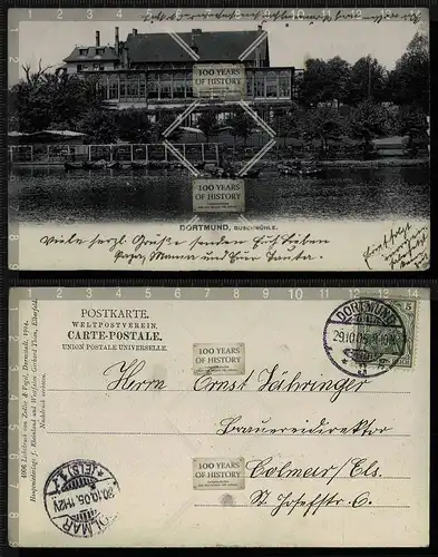 Orig. AK Dortmund Buschmühle 1905