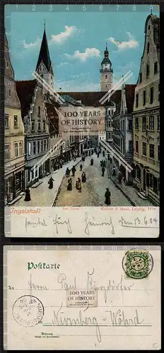 Orig. AK Ingolstadt Am Stein Bayern gel. 1904