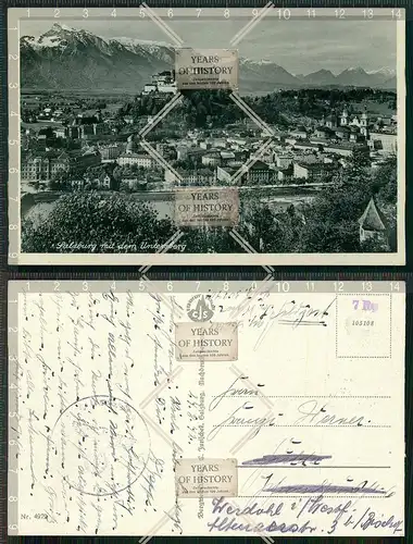 Orig. AK Salzburg Untersberg gel. Feldpost 1942