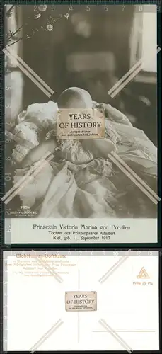 Orig. AK Prinzessin Victoria Marina von Preußen Tochter des Prinzenpaares Adalbe