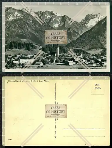 Orig. AK Oberstdorf Gesamtansicht