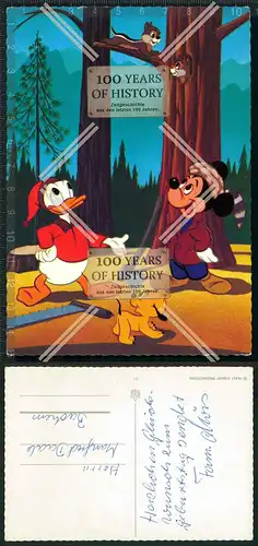 Orig. AK Walt Disney Donald Duck Mickey Maus