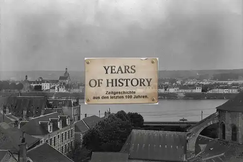 Foto kein Zeitgenössisches Original Frankreich Stadt am Fluss Belgien Holland