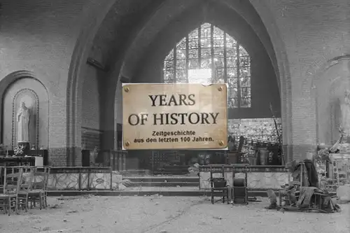 Foto kein Zeitgenössisches Original Holland Kirche innen Belgien Frankreich