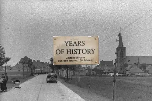 Foto kein Zeitgenössisches Original Holland Flüchtlinge Dorf Kirche Belgien Fran