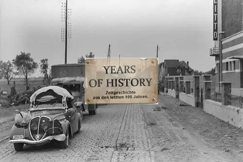 Foto kein Zeitgenössisches Original Holland Flüchtlinge Vormarschstraße Belgien