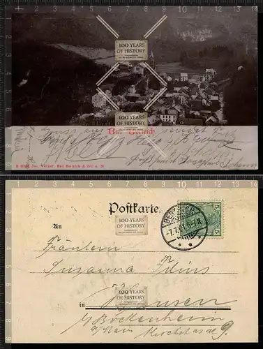 Orig. AK Bad Bertrich Rheinland Pfalz Eifel Cochem Zell gel. 1901