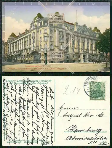 Orig. AK Recklinghausen Verwaltungsgebäude der Leipziger Lebensversicherungs-Ges