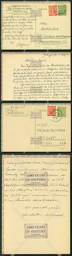 Orig. Briefmarke Dt. Post 1947 auf Postkarten P900b ...
