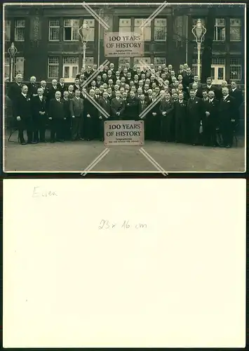 Großes Foto Essen Mülheim Ruhr 30er Jahre vor Amtsgebäude