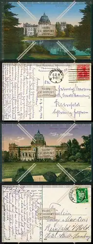Orig. AK 2x Hannover Provinzial Museum 1918 gelaufen
