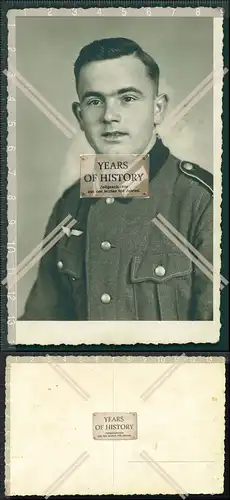 Orig. Foto Portrait Soldat in Uniform