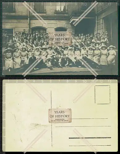 Orig. Foto AK Studentika Gruppenbild Absolventen Studenten 1913