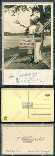 Orig. Foto  Autogrammkarte Unterschrift Autograph Ostpreußen 1943