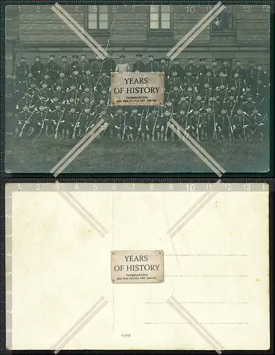 Orig. Foto AK 1.WK Feldpost Soldaten Kaserne Gruppenfoto 1915