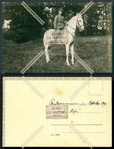 Orig. Foto AK Soldat auf Pferd 1925