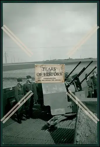 Repro Foto 10x15cm 2 cm Flak Vierling 38 Soldaten Luftwaffe