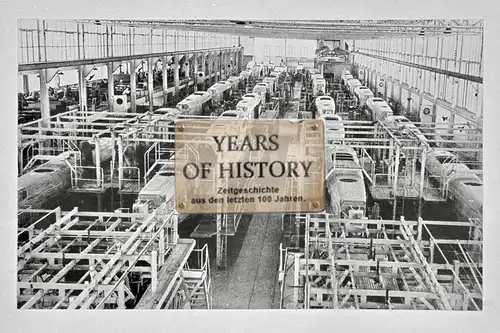 Foto kein Zeitgenössisches Original Flugzeug Junkers Ju 52 Fertigungshalle Werk 