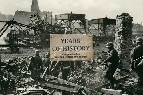 Foto kein Zeitgenössisches Original Danzig Gdansk Westerplatte zerstört Polen