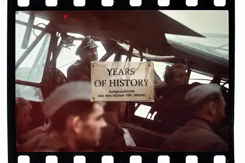 Repro Foto vom Farbdia no Original 10x15cm Flugzeug Fieseler Storch Südrussland 