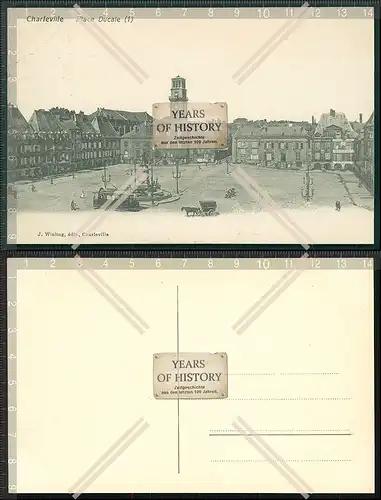 Orig. AK Charleville-Mezieres Place Ducale 1 Feldpostkarte 1917