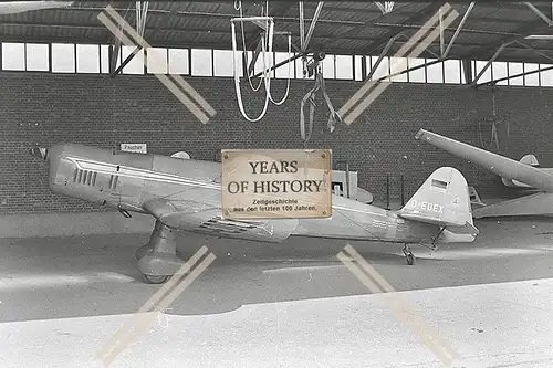 Repro Foto Flugplatz Hahnweide Kirchheim Teck Flugzeug Segelflugzeug Esslingen S