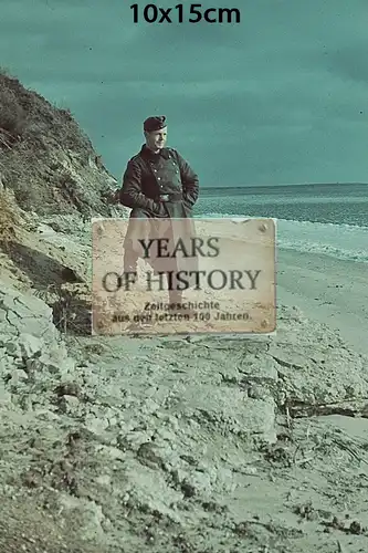 Repro Farb Foto no Original Soldat Strand Don Kuban Terek Kaukasus Ukraine