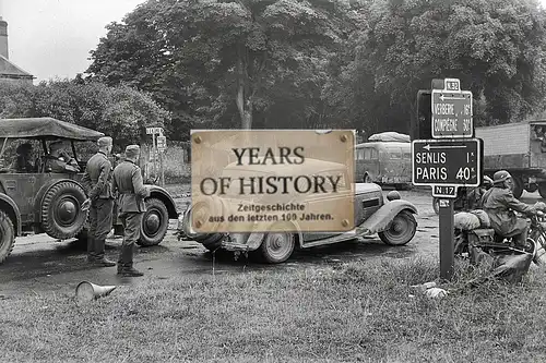 Foto kein Zeitgenössisches Original Frankreich Senlis Paris Compiegne