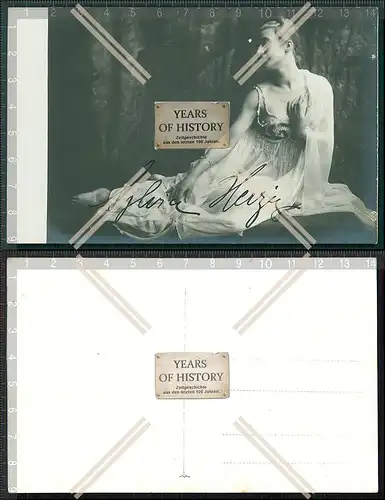 Orig. AK Autogrammkarte signiert Sylvia Herzig Theater Bühne Schauspiel 1919