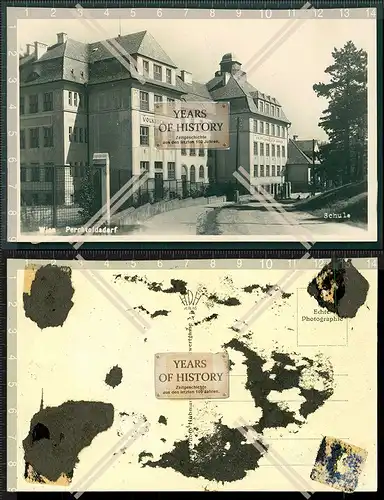 Orig. Foto AK Perchtoldsdorf bei Wien Volksschule Hauptschule 1939