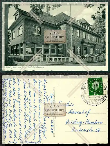 Orig. AK Bad Zwischenahn Hotel Haus am Meer Ostfriesland gelaufen