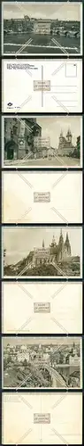 Orig. Foto AK 4x Prag alte Ansichten 1939 Karlsbrücke Schloss Altstädter Ring